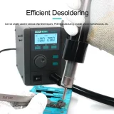 QUICK 859D+ Desoldering Station Hot Air Gun for Phone LCD Display Screen CPU Repair Lead-free Disassemble Tool