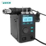 QUICK 2008D+ Hot Air Desoldering Station Rotating Wind Air Gun For BGA Reballing SMD Phone motherboard Repair Tools