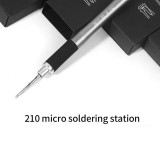 W-08 Micro soldering station with dual 210 heating elements