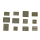 12pcs/lot full set BGA Reballing Stencil kit for DDR DDR2 DDR2-2 DDR2-3 DDR3-2 DDR3-3 DDR3-4 DDR5