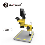 KAI LI WEI 16MP Microscopio Camera 7-50X Simul-Focal Trinocular Stereo Microscope with 0.5Xctv Soldering PCB Jewelry Repair Kit