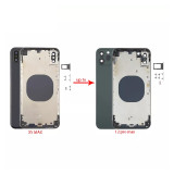DIY housing for iphone x xr xs max 11 upgrade convert 11 12 pro max battery back glass body
