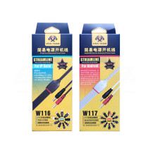 OSS TEAM Power On Cable W117 W116 Iphone 5G-15 Pro Max Android Battery Boot Activation Test DC Test Lead Tool Power Cable