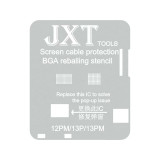 JXT screen IC flex cable protector stencil mesh for iphone 11 - 13 series