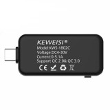 KEWEISI KWS-1802C Type-c tester usb meter current voltage DC digital voltmeter