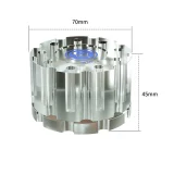Rotary Storage Box MECHANIC R10 Double Bearing 360 Degree Rotation for Screwdriver Tweezers 9-hole Crystal Storage Container