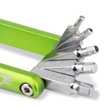 11 in 1 bicycle repair tool combination multi-model screwdriver set dismantling chain plug foldable