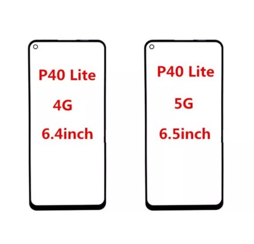 Touch Screen Front Glass + OCA for Huawei P50 Pro P40 P30 Lite P20 High Quality Outer Lens Replacement