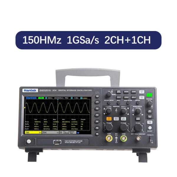 Hantek digital oscilloscope DSO2D15 DSO2D10 2CH+1CH With signal source