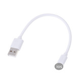 20cm Short Mini Micro USB for Iphone Fast Charge Cable Data Cable Charging Cord Black White