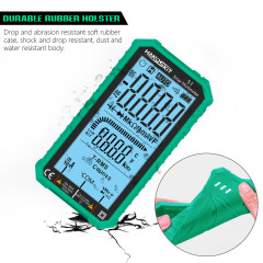 Digital Multimeter Portable Transistor Testers 6000 Counts True RMS Auto Electrical Capacitance Meter Temp Resistance Test