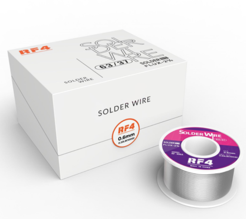 RF4 solder wire 0.6mm 100g/500g 0.8mm 100g/500g containing tin 63%