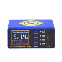 NEW MECHANIC iCharge 8 max 15W USB 9 port QC 3.0 PD Smart wireless Charger LCD Digital Display for IPhone Android fast charge