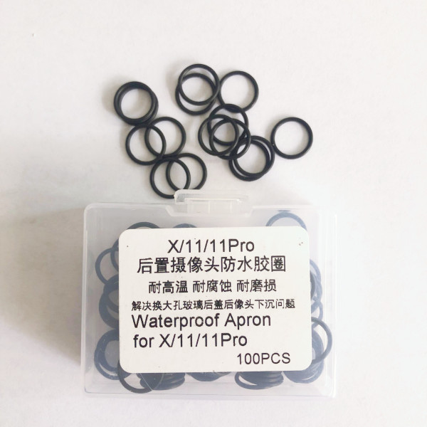 For Apple X XSAMAX 11pro12 rear glass camera rubber ring waterproof rubber ring Sim card slot rubber ring