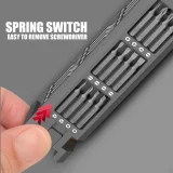 Multifunction Screwdriver Set 44 in 1 S2 Philips Slotted Precision Screw Driver Etc. Repair Kit Phone Notebook Maintenance Tools