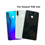 For Huawei P30 Lite Battery Cover Back Glass Rear Housing Door Case Replacement+Adhesive Sticker MAR-LX1h L01 LX1 LX2 L21 L22