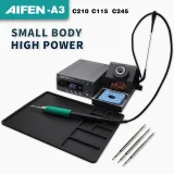 AIFEN-A3 Soldering Station Compatible JBC Soldering Iron Tips T210/T245/T115 Handle 120W Electronic Welding Rework Station tool