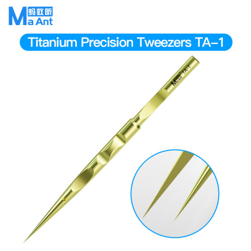 MaAnt titanium high-precision non-magnetic tweezers