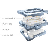 QIANLI 4 In 1 Motherboard Layered Test Fixture For iPhone 13 Series Mainboard Logic Board IC Function Test  iSocket
