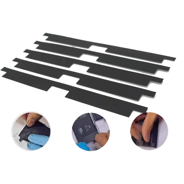 100Pcs/pack  Battery Insolation sticker For iPhone Battery Flex Protective Tape Black Insulation Sticker