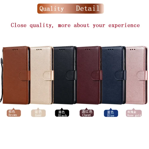 Leather Case Protect Cover For iPhone 14 13 12 Mini 11 Pro Max X XR XS Max 7 8 6 6s Plus 5 5s SE 2020 Stand Flip Wallet Case