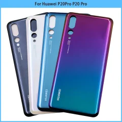 New For Huawei P20 Pro Battery Back Cover With Camera Lens Replace