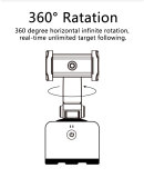 Auto Face Object Tracking Camera 360° Rotation Smart Selfie Stick Tripod Holder Smart Shooting Phone Mount