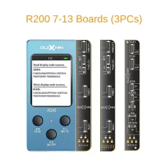 DL R200 Original Color Recovery Programmer Support Original/Copy LCD For iPhone 7 -13 Screen True Tone Repair Tools KiT(DL R200 Tag On Flex Cable For iPhone 11 12 13 Battery Cell Health Data Repair Tool Cycle Number 0 Capacity 100% Repair Tool)