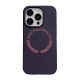 Official 4 sides covering iPhone silicone cases with magnetic wireless charging ring