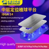 MECHANIC iBGA 14 4 in 1 Tin Planting Platform for the Middle-level Motherboard for 14 14plus 14Pro 14Promax Rework Mesh Template