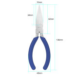 RELIFE RL-111 5-inch High Carbon Steel Toothless Flat Nose Pliers Outlet Mini Scissors Plastic Handle Pliers Hand Tool