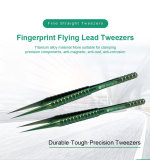 BST Y22 / Y23 Precision Titanium Alloy Fingerprint Flying Line Tweezers For Electronic Components BGA IC Chip Repair Tool