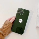 Upgraded version of the frosted glass phone case for iPhone