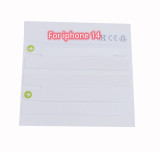 100Sets Seal Label Stickers For iPhone 13 Pro Max 14 Plus Package Box Mobile Phone Packing Boxes Open Sealing Plastic Wrap Film