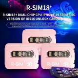 R-SIM18 18+  E-SIM 5G IOS16 Unlock Card for iPhone 6~14 Series  IOS 16