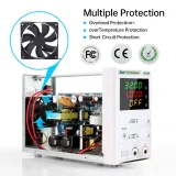 A-BF Lab DC Power Supply Adjustable 30V/10A/300W Variable Voltage Regulator Stabilizer Switching Laboratory Bench Power Source