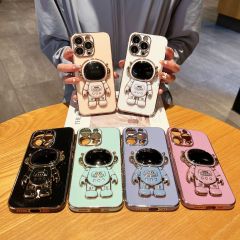 Astronaut bracket electroplating mobile phone case iphone13 suitable for Apple 12promax protective case 11 astronaut 14