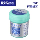 KGX-602  lead free 138℃ low temprature solder paste