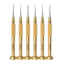 PPD Gold Magnetic Precision Hardening Screwdriver For Phone Watch Tablet Bottom Internal Repair Opening Disassembly Tool