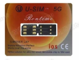 U-SIM v1.47 (QPE+TMSI) sim unlock sticker one-key writing Ipcc 4G/5G  IOS16