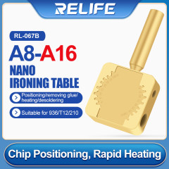 RELIFE RL-067B A8-A16 Multifunctional NANO Small Ironing Table suitable for 936/T12/210