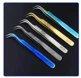 VETUS MCS-12 series Rainbow Tweezer Stainless Steel Colorful Tweezers