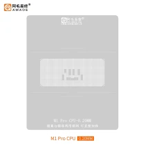 AMAOE CPU Reballing Stencil for Apple M1Max/M1Pro Mac Notebook/iPad