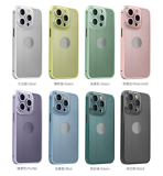 Applicable to iPhone14 mobile phone case double -sided tempered glass protective cover apple 13 titanium alloy all -shell integration