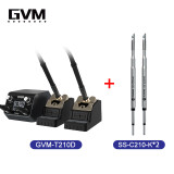 GVM T210D Double Station Mobile Phone Maintenance Constant Temperature Welding Station For Cell-Phone PCB IC Repair Solder C210