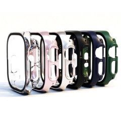 Suitable for Apple Watch anti-drop shell iwatch8PC shell tempered film integrated protective cover 49MM all-inclusive protective shell
