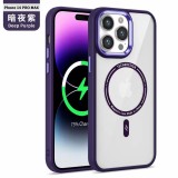 Hardware lens frame + hardware independent button mobile phone case