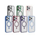 Hardware lens frame + hardware independent button mobile phone case