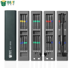 BST-8958 30 in 1 Screwdriver Set Precision Magnetic Bits Torx Screw Driver Kit Dismountable Tool Case For Watch PC Phone Repair