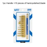 MaAnt MY101 Hand Polished Blades Graver Scraping Knife Ultra Thin BGA IC Chip Remover Blade Set for Phone Motherboard CPU Repair
